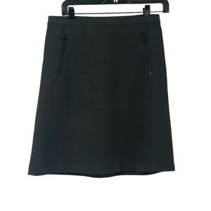Halogen Nordstrom Women's‎ Stretch Lined Pencil Skirt Charcoal Gray Size 4